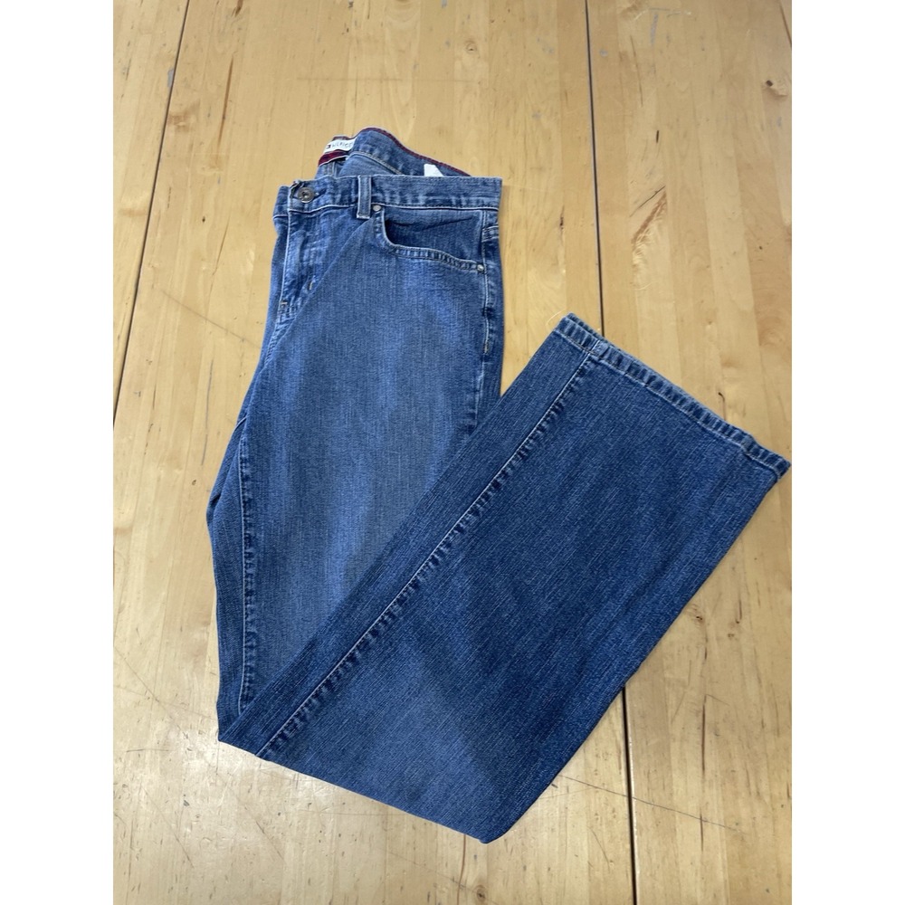 Tommy Hilfiger Low Rise Flare Jeans Womens 8 Long Blue Stretch Denim 2005 - Picture 5 of 5